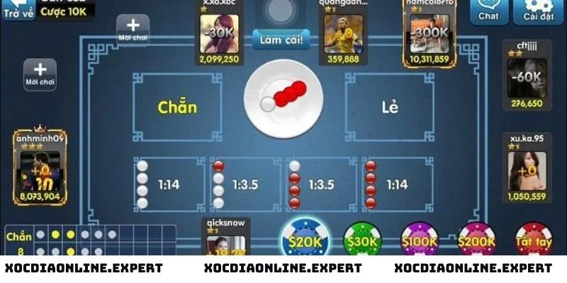 Hướng dẫn cách chơi game xóc đĩa kiểu mới